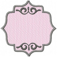 Ornate Frame - comes in 4x4,5x5,6x6, 7x7 and 8x8  Machine embroidery design