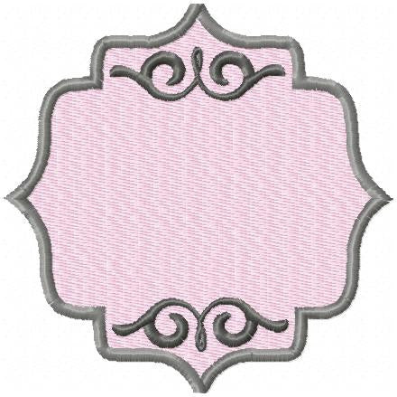 Ornate Frame - comes in 4x4,5x5,6x6, 7x7 and 8x8  Machine embroidery design