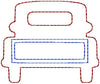 TRUCK EMBROIDERY DESIGN -BOTH OUTLINE AND FILL