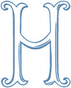 VINTAGE SERIES I LETTER H