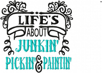 JUNKIN PICKIN AND PAINTING