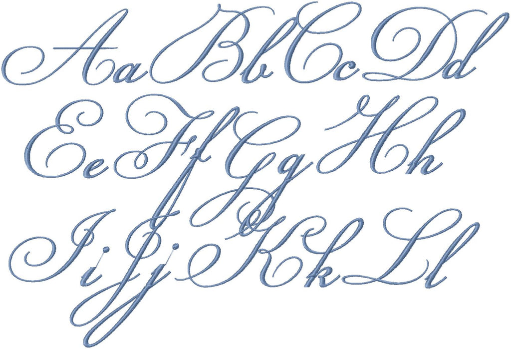 Fancy Script Alphabet Fonts