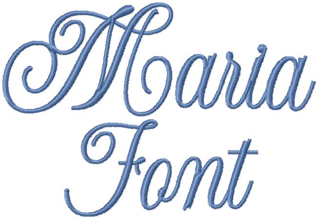 Maria Rene Text Design MARIA SCRIPT FONT | Bling Sass & Sparkle