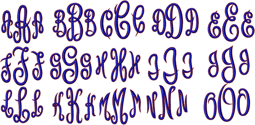 Personalized Script Monogram Master Script Monogram