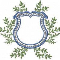 CREST WITH GREENERY
