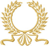 Laurel Wreath with Leaves and Bow