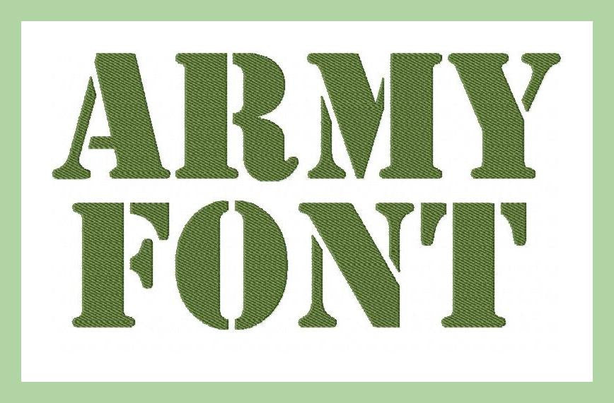  1/2 inch Military Letter and Number Stencil Set