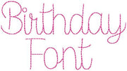 BIRTHDAY SKETCH FONT