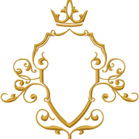 CREST WITH CROWN FRAME