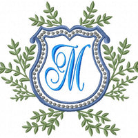 CREST WITH GREENERY