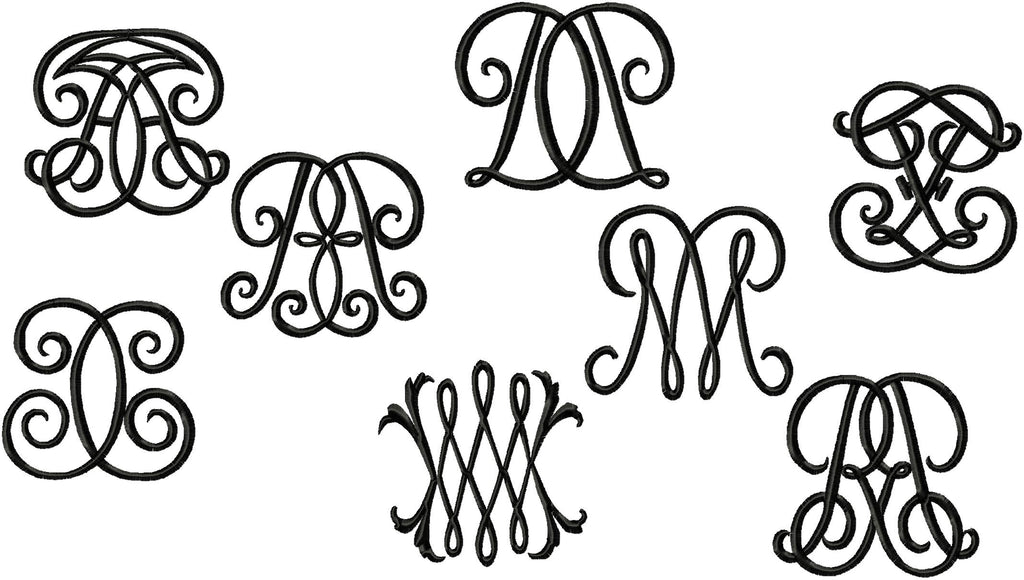 DOUBLE MONOGRAM FONT | Bling Sass & Sparkle
