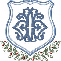 CREST WITH LAUREL AND BERRIES 2