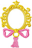 OVAL FRAME WITH TASSEL AND BOW