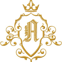 CREST WITH CROWN FRAME