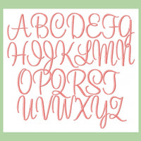 Sweetheart Font - 4 inch and 2 inch sizes