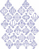 machine embroidery monogram 