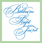 Bickham Script   2"  Machine Embroidery Font -Machine Embroidery Font