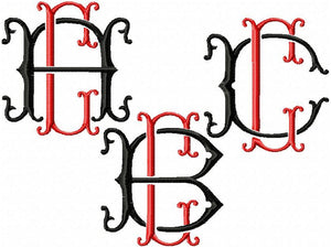 P and S Monogram 1 interlocking intertwined monogram