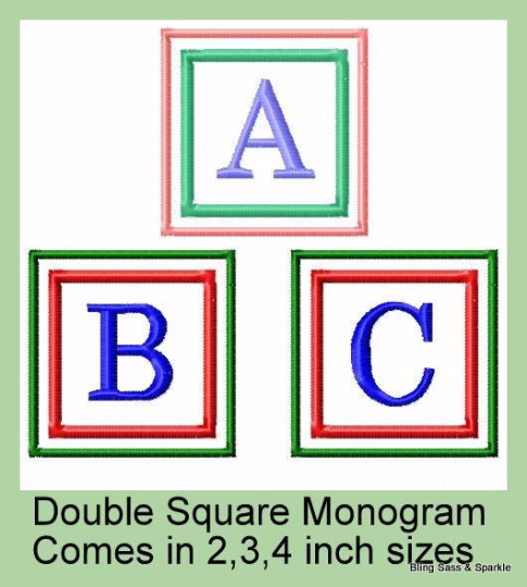 Block Letters Comes in 2,3,4,5, Inch Sizes | Bling Sass & Sparkle