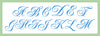 Elegant Script - Extra Large 4 and 6 Inch Sizes