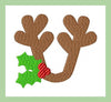 Reindeer Monogram Topper comes in 4 sizes 1,2,3 and 4inch letter sizes