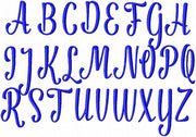 Julio Font - this is an alternative character font comes in 1, 1.5, 2, 2.5 inch sizes