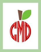 Apple Monogram Topper