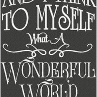 And I Think To Myself - What A Wonderful World
