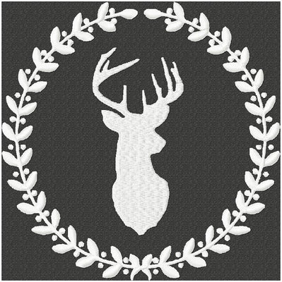 Deer with Laurel - instant download