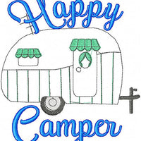 Happy Camper - comes in 3 Sizes