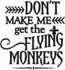 Flying Monkeys 3 sizes 8x8 6x6 and 4x4
