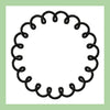 Squigle Circle Border - Comes in 4 sizes 8x8,6x6,4x4 and 3x3