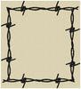 Barb Wire Frame - Comes in 6 sizes