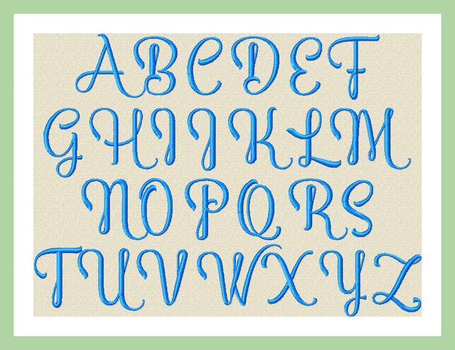 Fancy Handwriting Lowercase