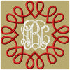 Heart Swirl Design - Monogram Frame comes in sizes to fit 2,3,3.5,and 4 inch letters