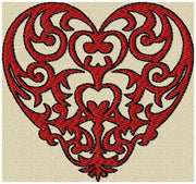 Damask Heart