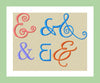 Ampersand Assortment  - 10 Different Ampersands