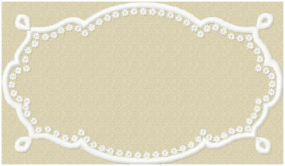 Ornate Monogram Frame come in 2 sizes 4x2 and 7x5