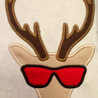 Deer with sunglasses Applique