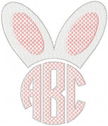 Easter Bunny Ears - Monogram Topper