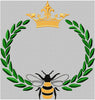 Queen Bee with Laurel and Crown