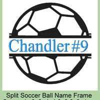 Split Soccer Ball comes in 4 sizes 8x8,6x6,4x4,3x3