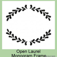 Laurel Monogram Frame