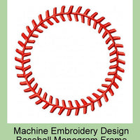 Baseball stitch Circle