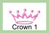 Assortment of 5 Crown Designs