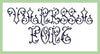 Vanessa Font Vanessa Font - Comes in 3 inch size Upper case only  Machine Embroidery Font -
