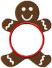 Gingerbread Monogram Frame comes in sizes to fit 4,3.5,3, 2.5 and 2 inch letters
