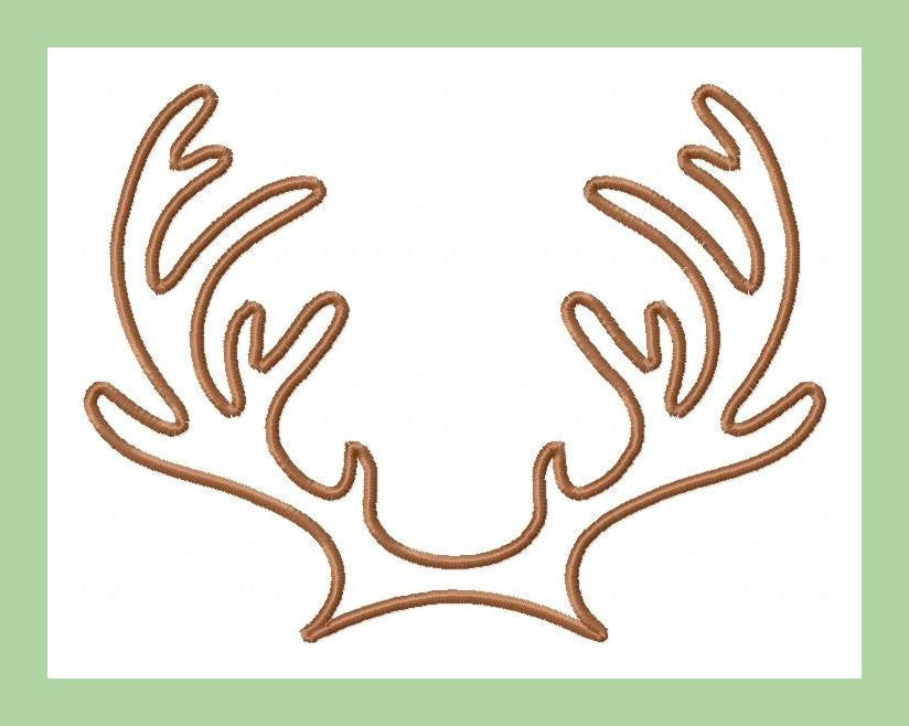 Deer Antler Applique