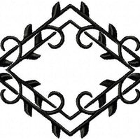 Diamond Monogram frame design