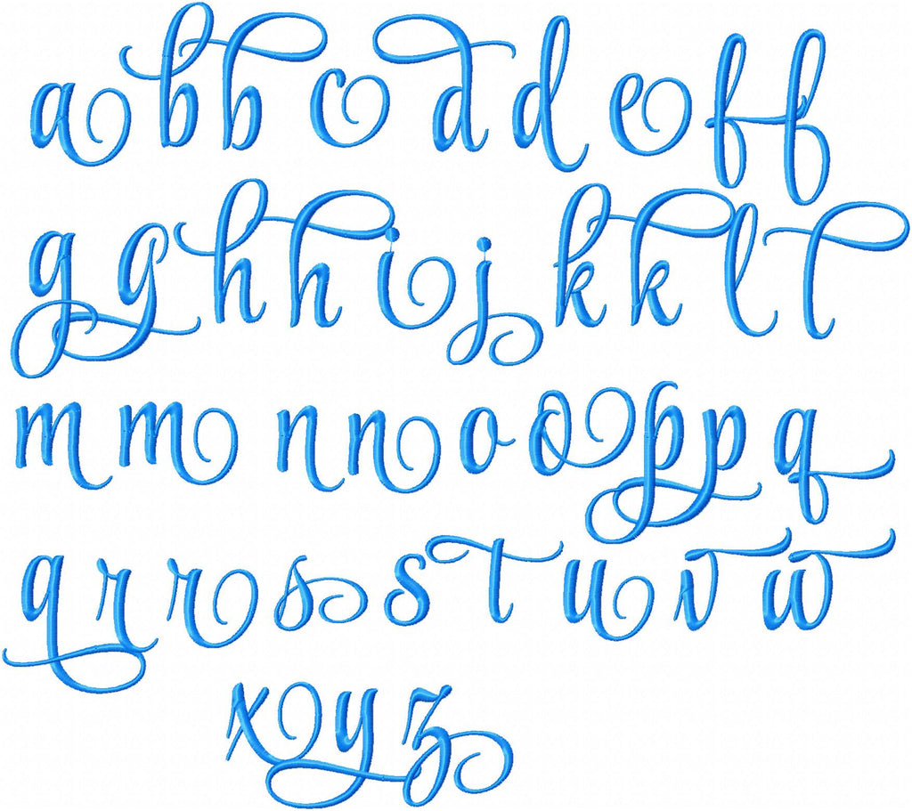Fancy Cursive Letters Lowercase